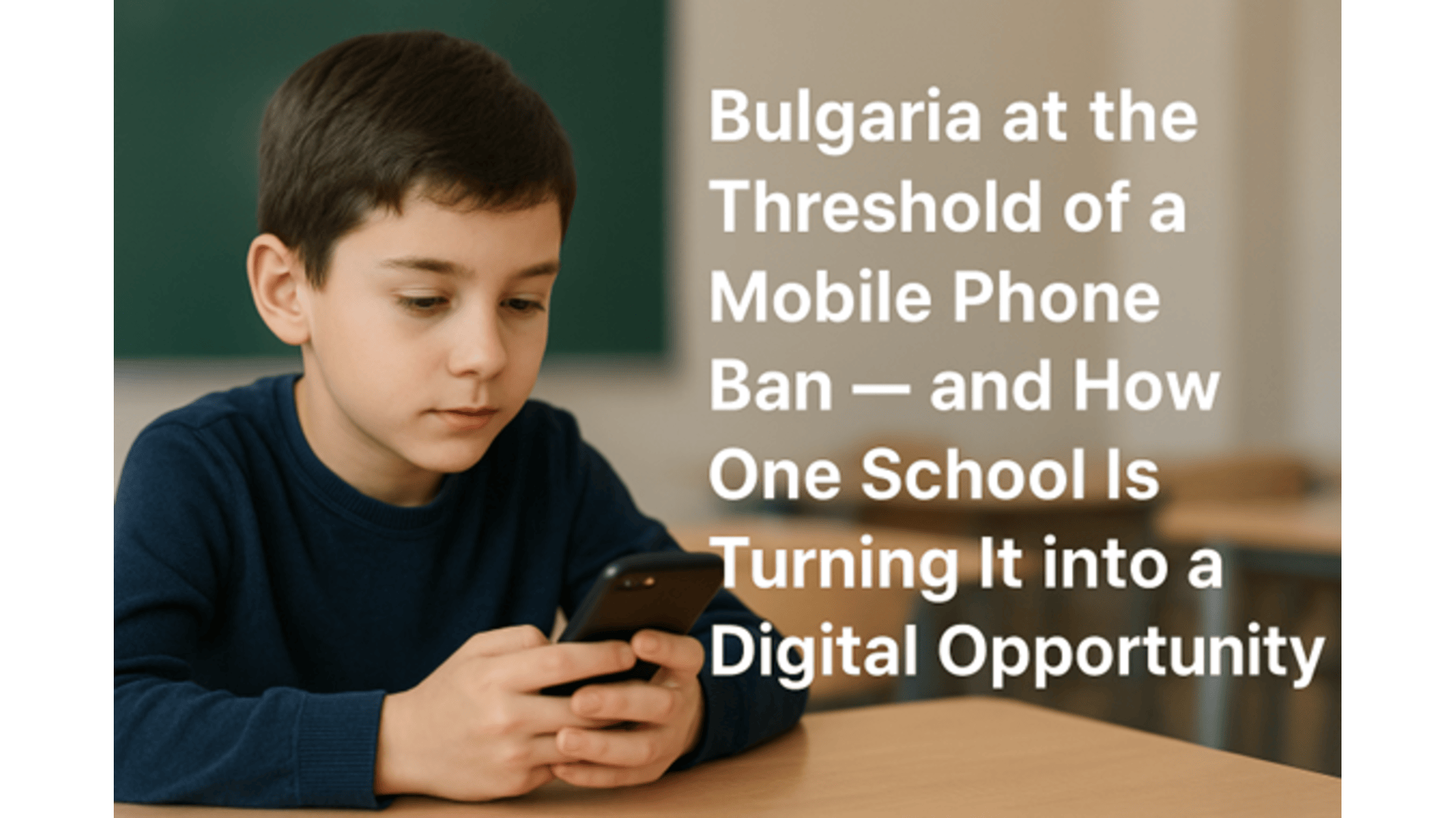Bulgaria at the Brink of a Phone Ban — and a Small Mountain School That’s Doubling Down on Digital Skills
