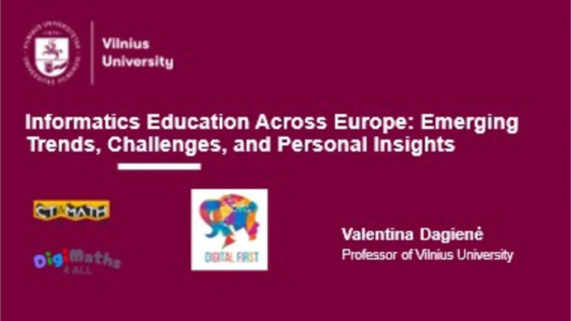 Informatics for All: Europe’s Shared Vision at ISSEP 2025