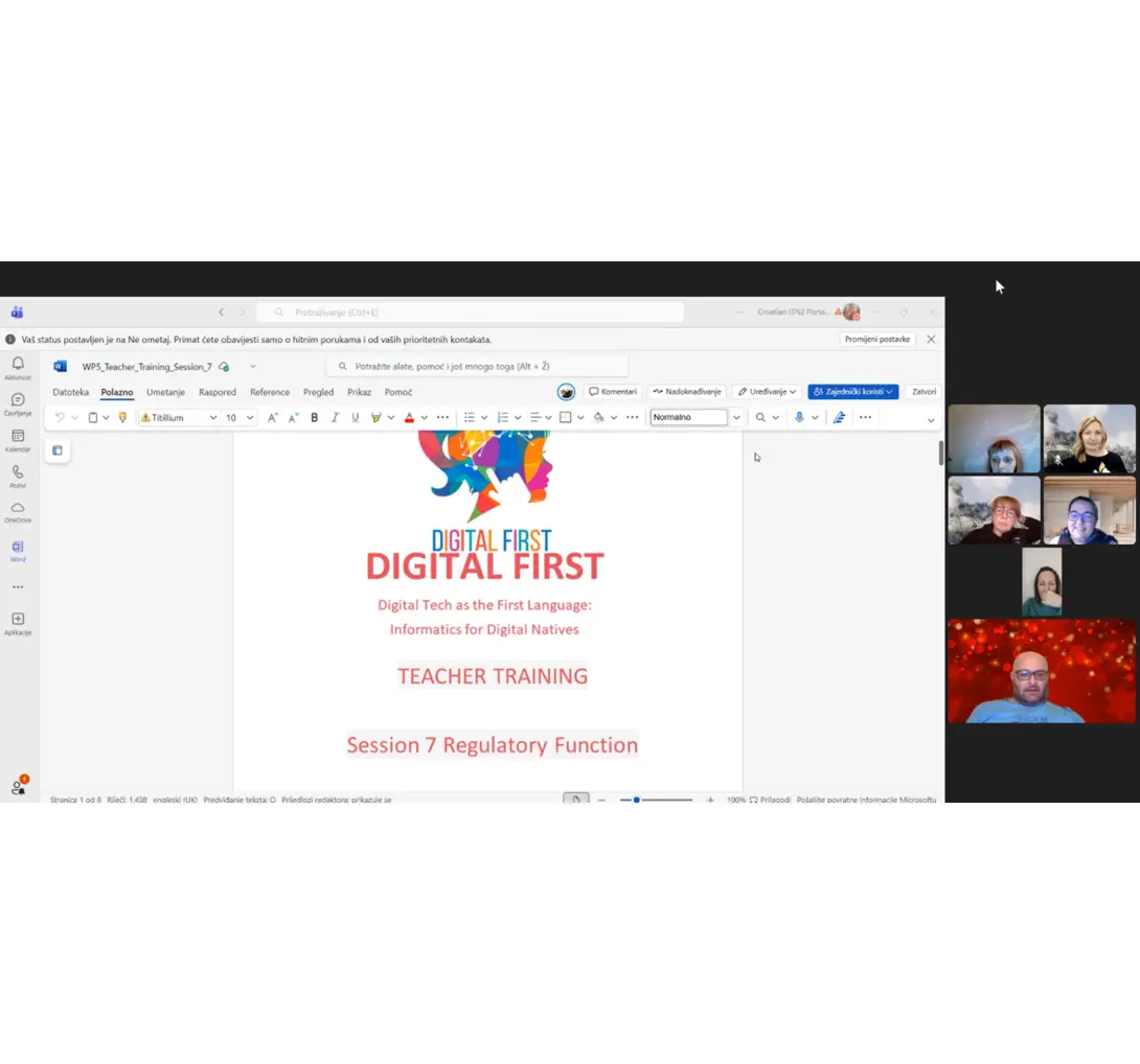 Trainings for Teachers  within the Digital First Project