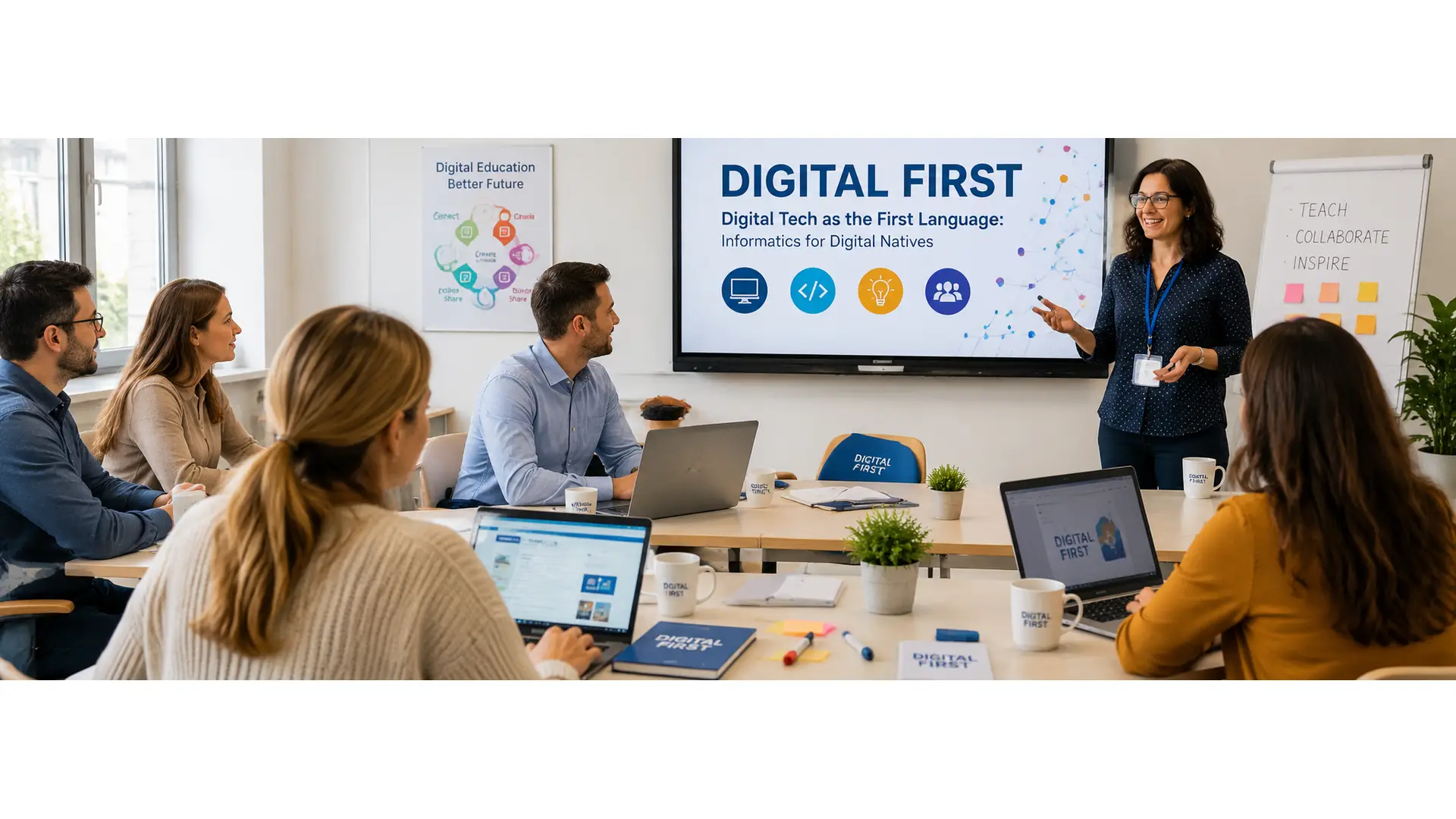 More Than 160 Teachers Across Europe Join DIGITAL FIRST Training Activities