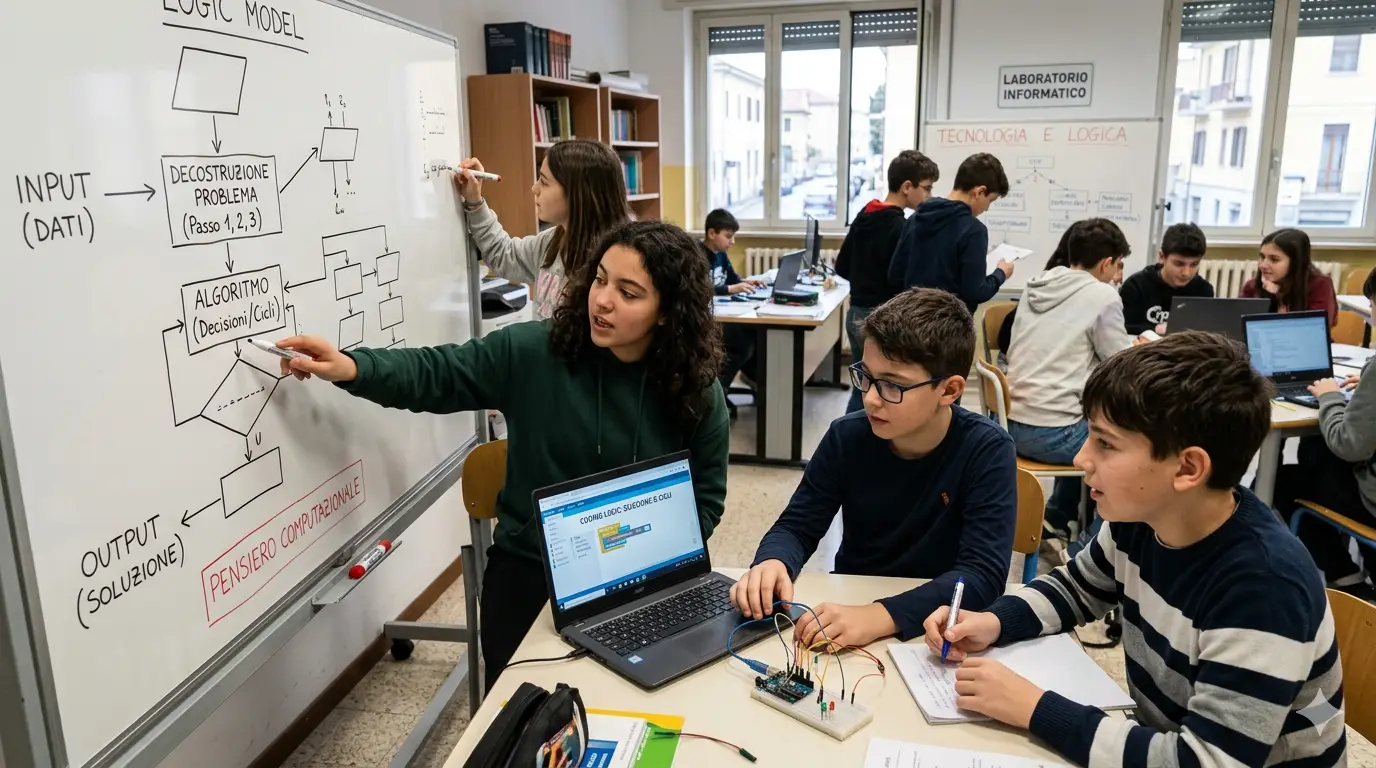 Engaging the Logical Mind: Informatics in the Italian Middle School